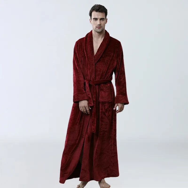 CozyNuit – Fleece Bathrobe for Men