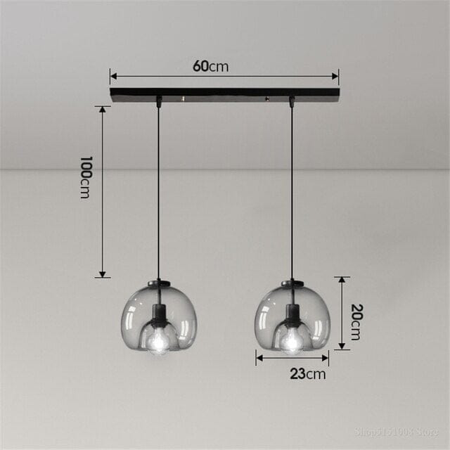 Antonio Glass Pendant Lamps