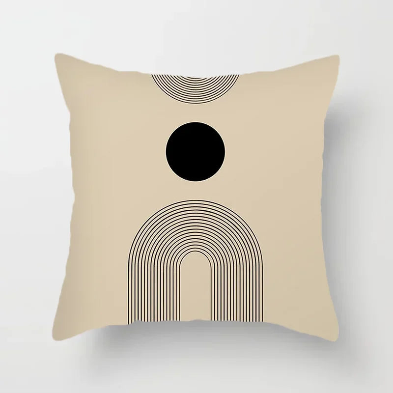 LineArt - Decorative Cushion Cover with Abstract Pattern