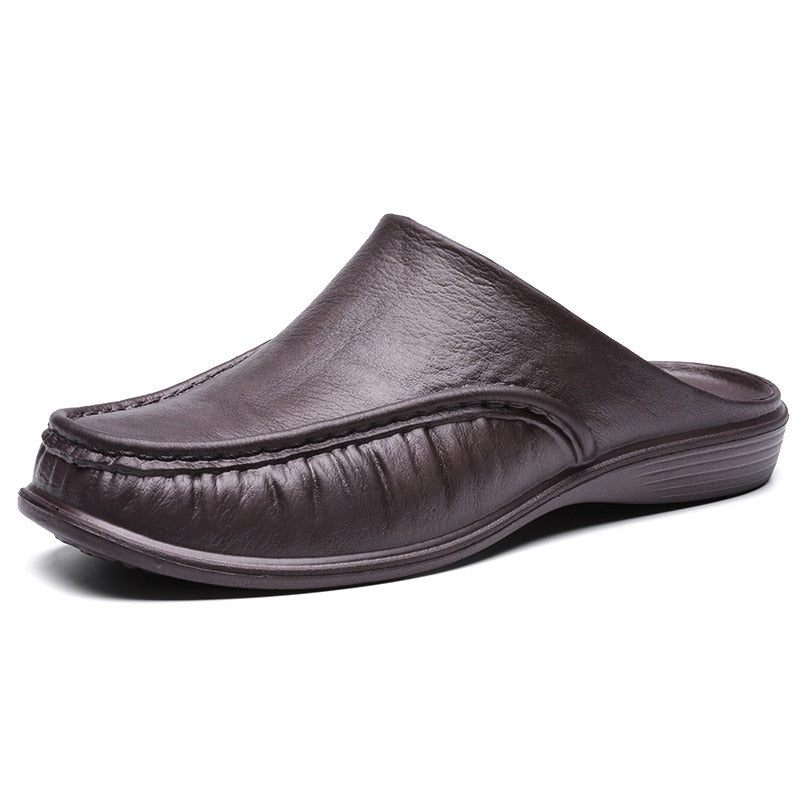 Schwarze Herren Slipper Slipper - Maximilian