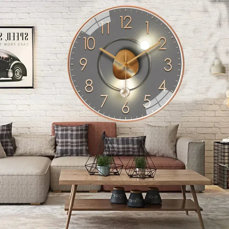 SilentTime – Horloge murale numérique de style classique