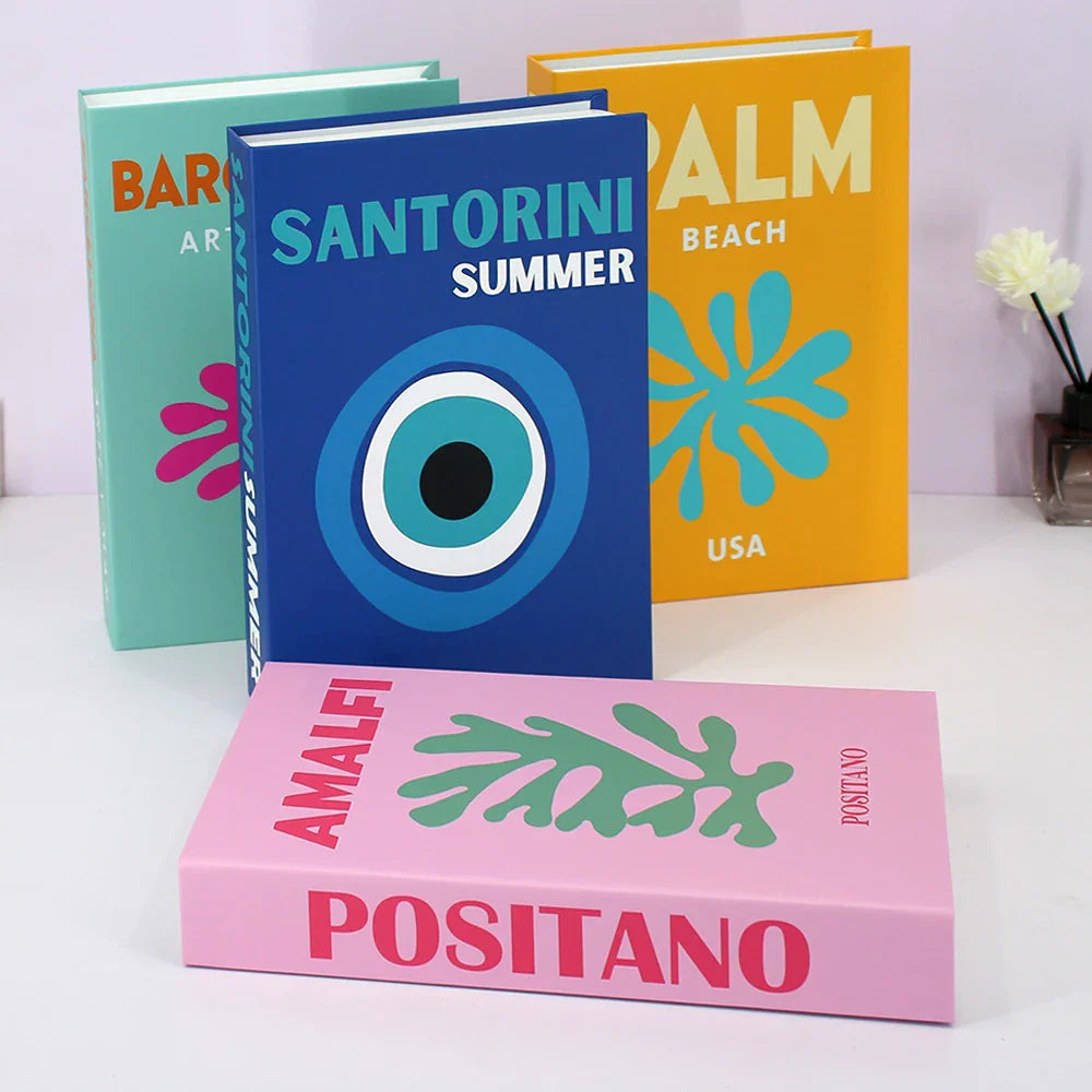 Libros decorativos con estilo