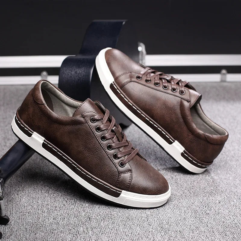 ComfortFlex men's leather sneakers