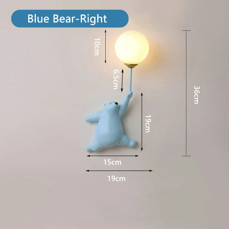 Polar Bear Wall Lamp