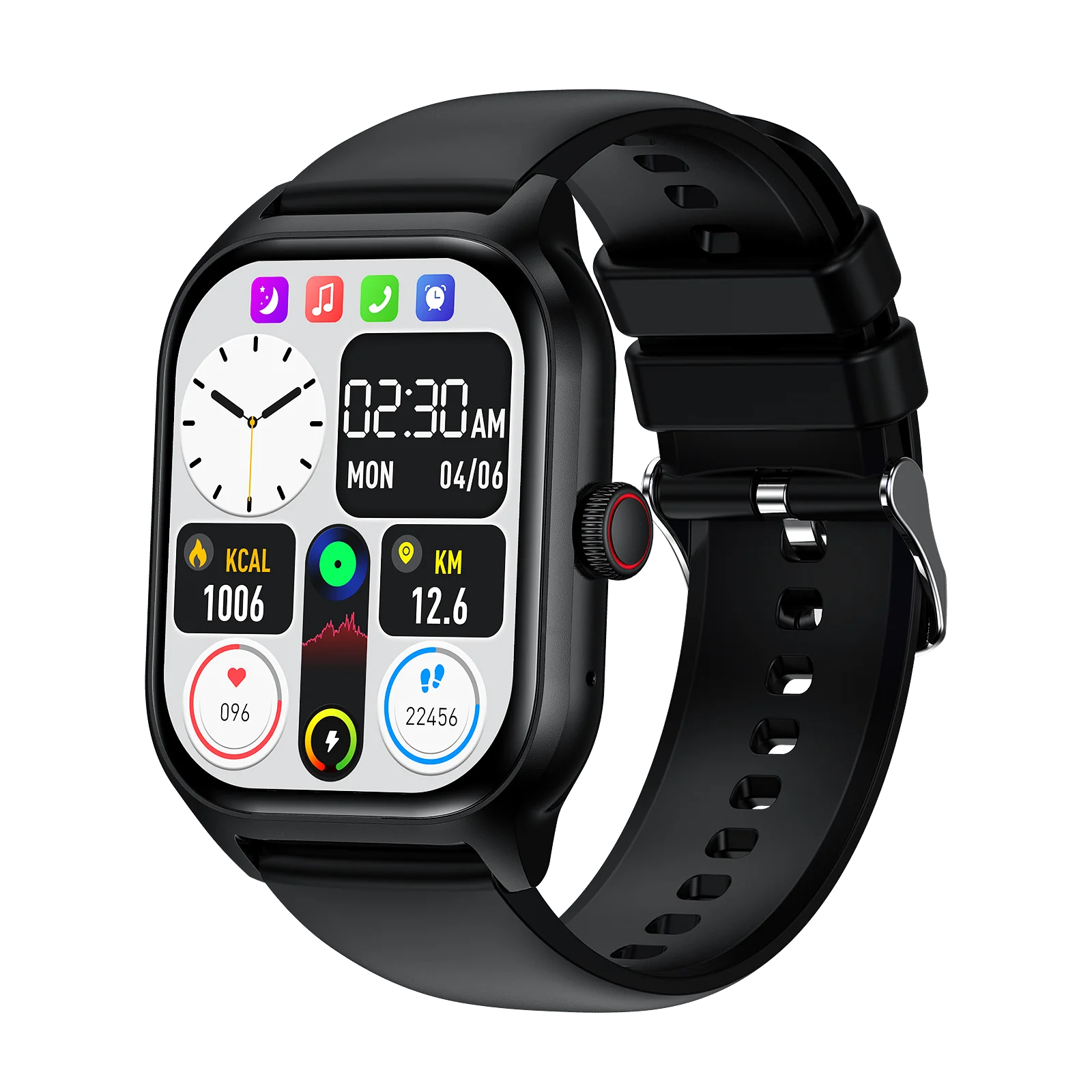 LEMFO LT10 Smart Watch 2024 - Bluetooth-oproep, muziek, fitnesstracker, sporthorloge voor Android en iOS