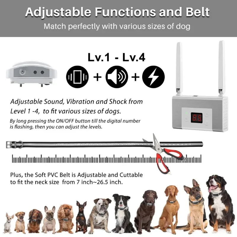 Himalayan Paw Trådlöst Elektriskt Hundstängsel System