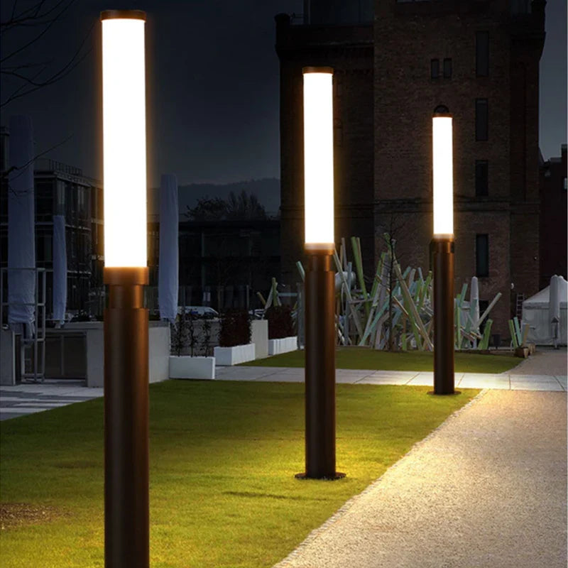 Timber Waterproof Pole Lamp