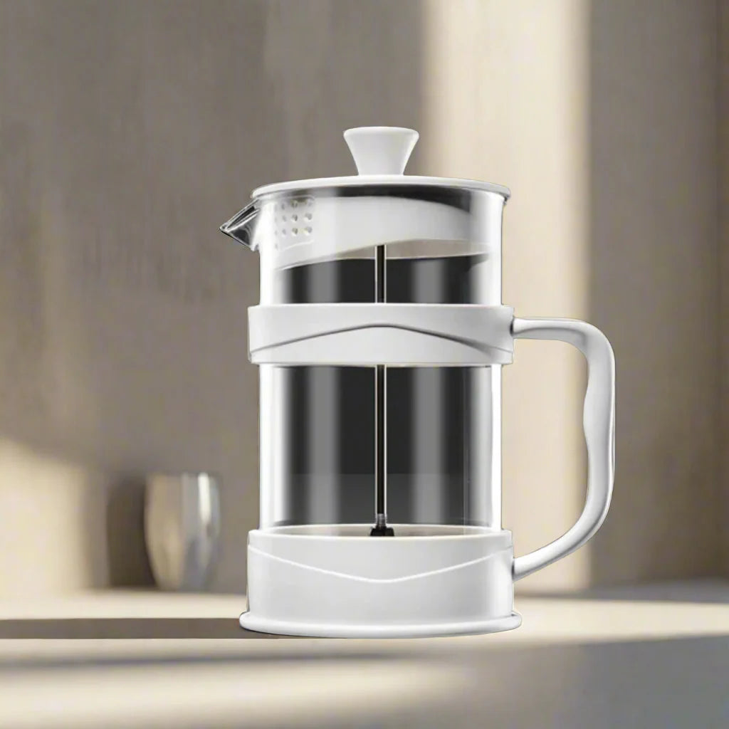 Stainless Steel French Press Coffee Maker – Portable Hand Press Coffee Brewer