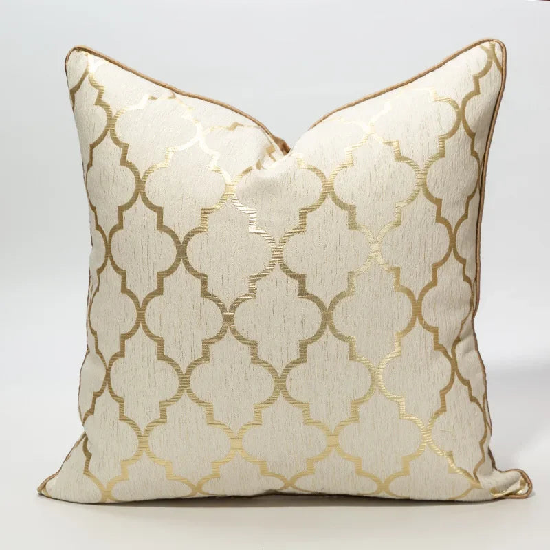 AbstractLuxe - Housse de coussin moderne pour le salon et la chambre