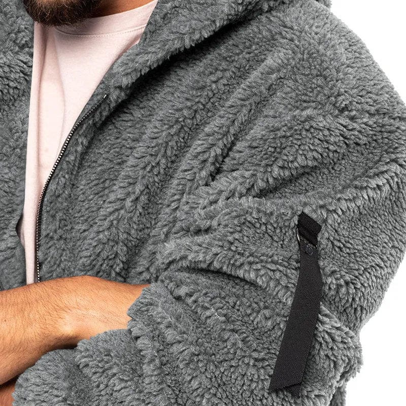 Niklas – Moderner Fleece-Sherpa-Jackenpullover für Herren