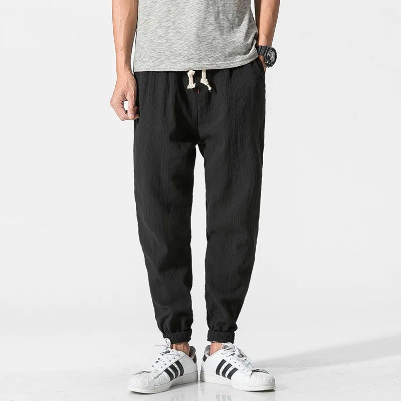 Men's Cotton Linen Harem Pants