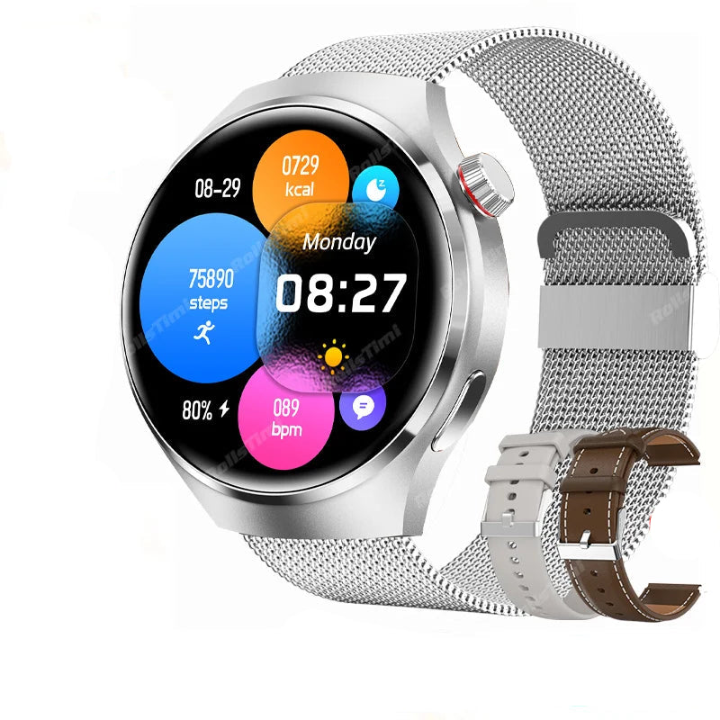 Smartwatch Ares Pro 2024: NFC, monitoraggio della salute, GPS e chiamate Bluetooth