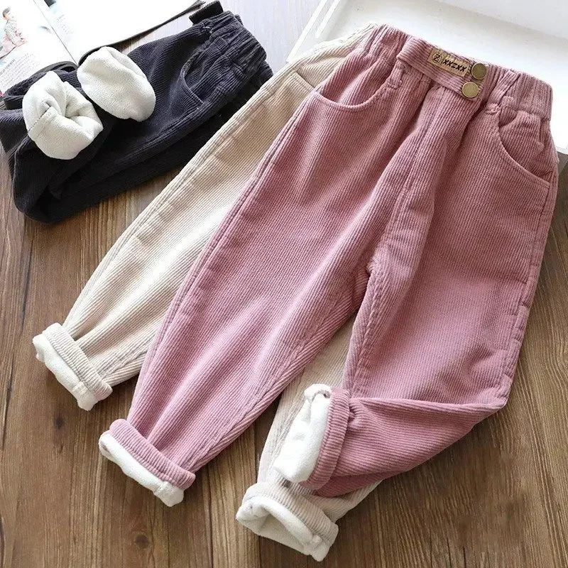 Pantalones Harem Cozy Cuddle para niños - Pantalones cómodos de algodón de invierno