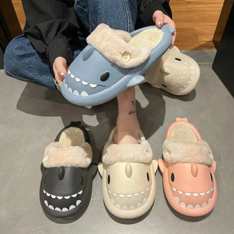 SharkSlides - Jolies pantoufles en coton