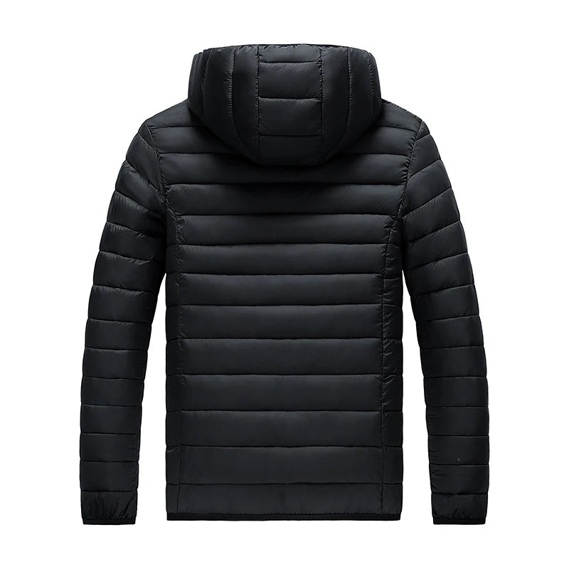 TitanMax : Veste imperméable hiver/automne pour homme - Parka chaude à capuche avec capuche amovible