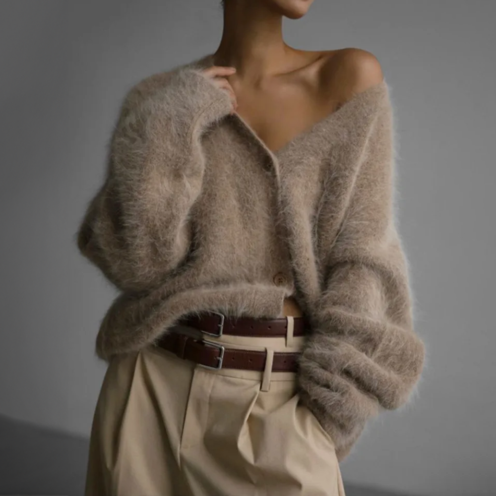 HAILEY | KOMFORTABEL CASHMERE CARDIGAN - genser