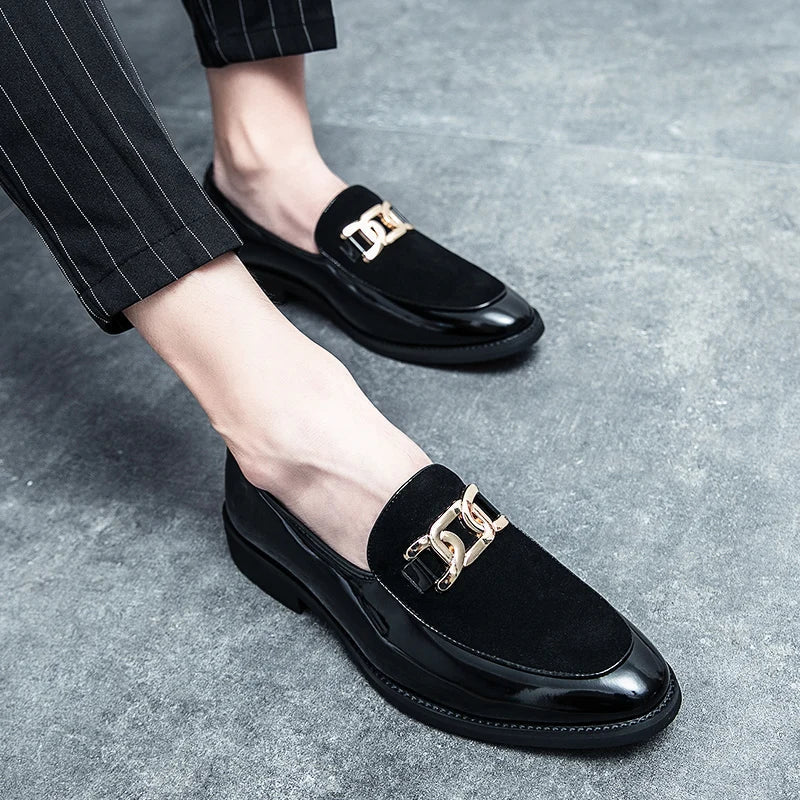 Montecarlo leather moccasins for men