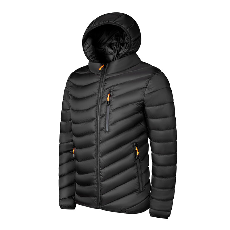 Everest: Men's Cotton Padded Windbreaker Jacket - Hooded Autumn & Winter Parka