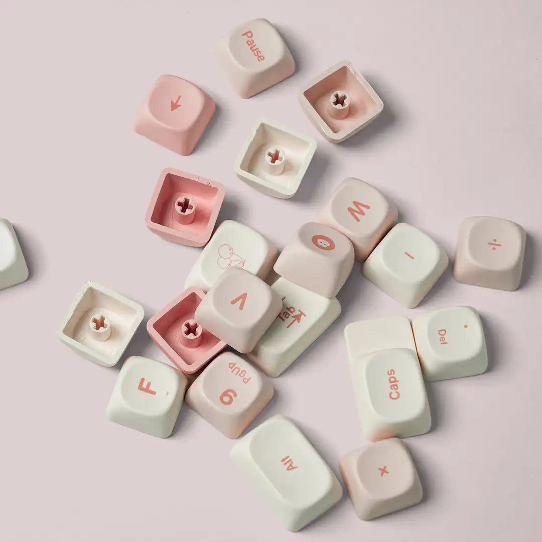 Pink Cherry Custom Keycaps