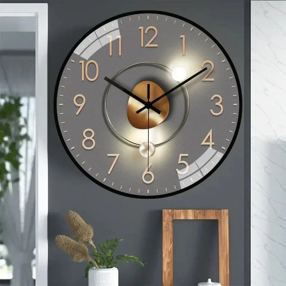 SilentTime – Reloj de pared digital de estilo clásico