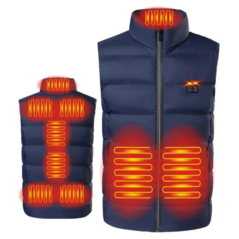 Liam Heated Herrväst - USB Thermal Jacket för jakt och vandring