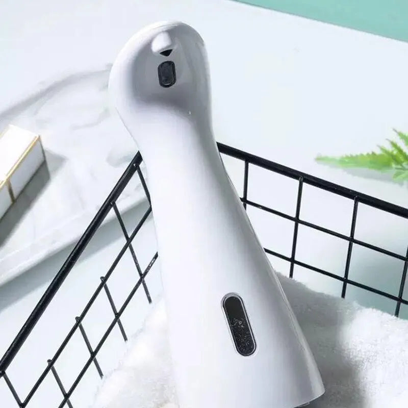 SmartSense Automatic Soap Dispenser – Sleek White Touchless Design, Waterproof & Durable