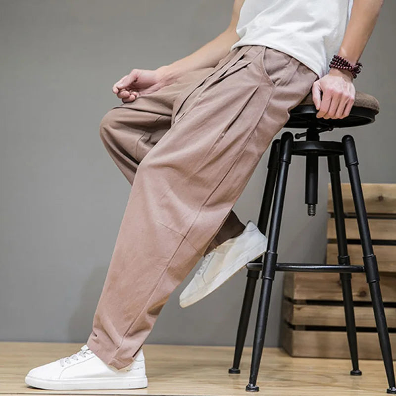 Men's Breathable Linen Pants