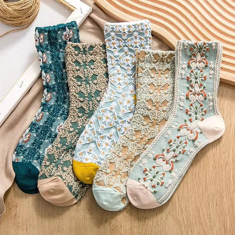 Rosedale Cottagecore-Socken