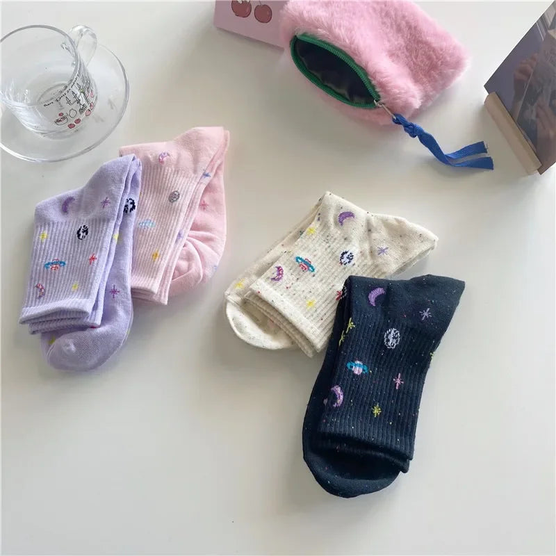 Kosmische Baumwollsocken