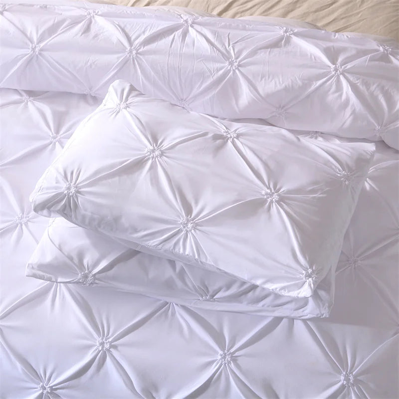 Diamond Pintuck Duvet Cover 3-delt Sengesett