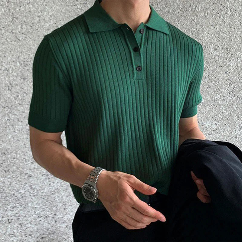 AristoKnit Retro Kötött Polo