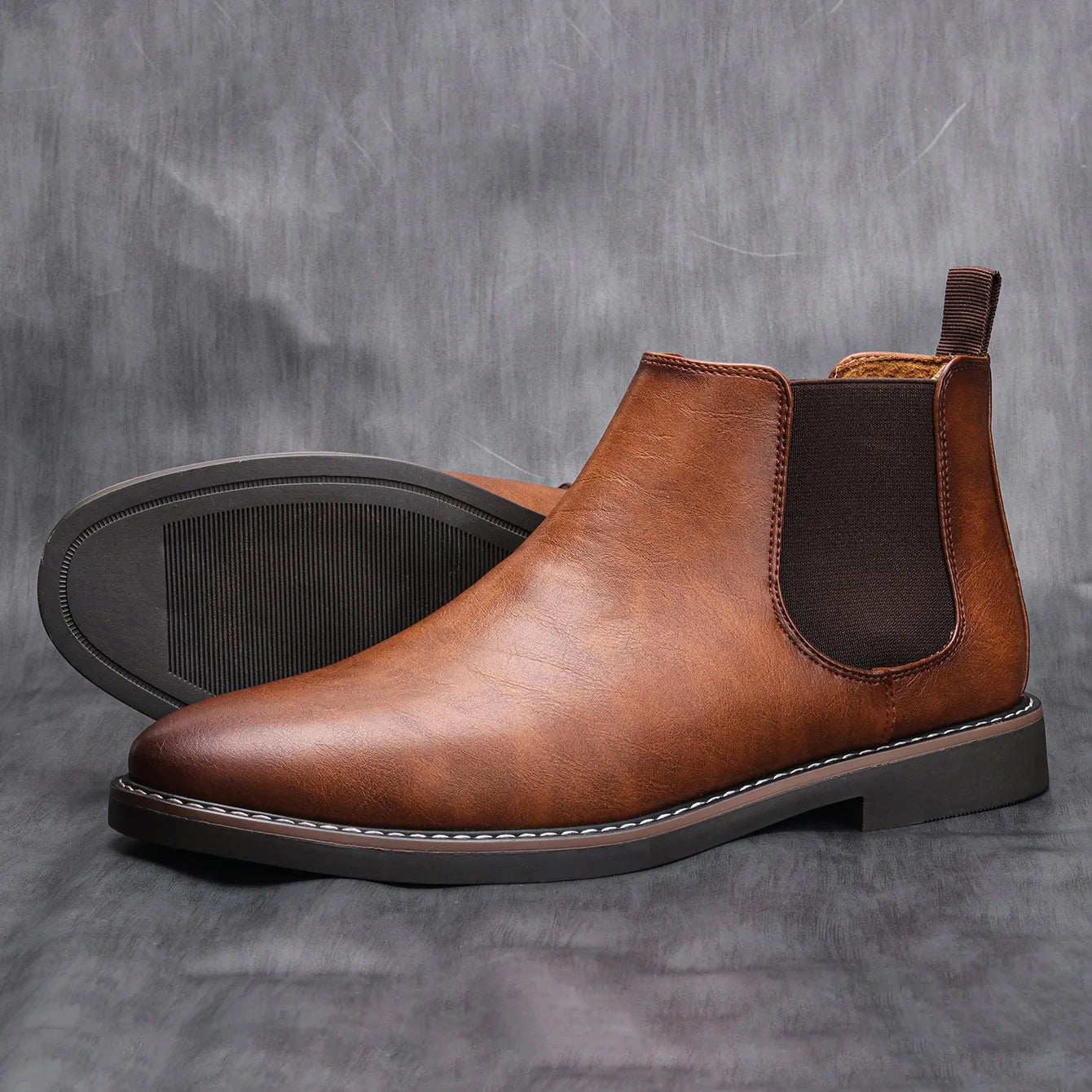 Paul: Retro Chelsea Boots - Comfortabel, handgemaakt modeschoeisel | Winter&Herfst