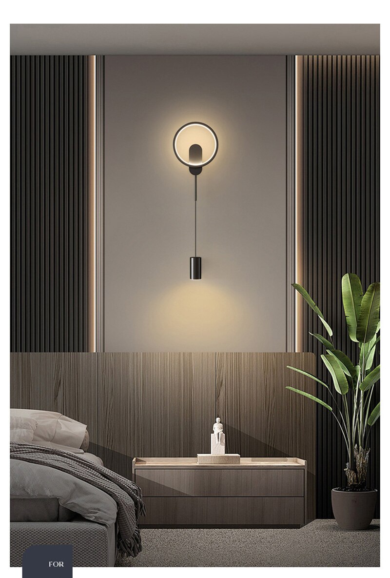 BAN Branwen Moderne LED Nordic Gouden Wandlamp 24W