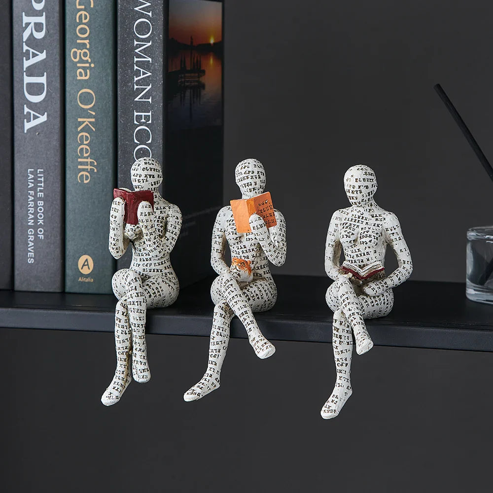 Modern Reading Egyptian Mummy Ornament Figurine