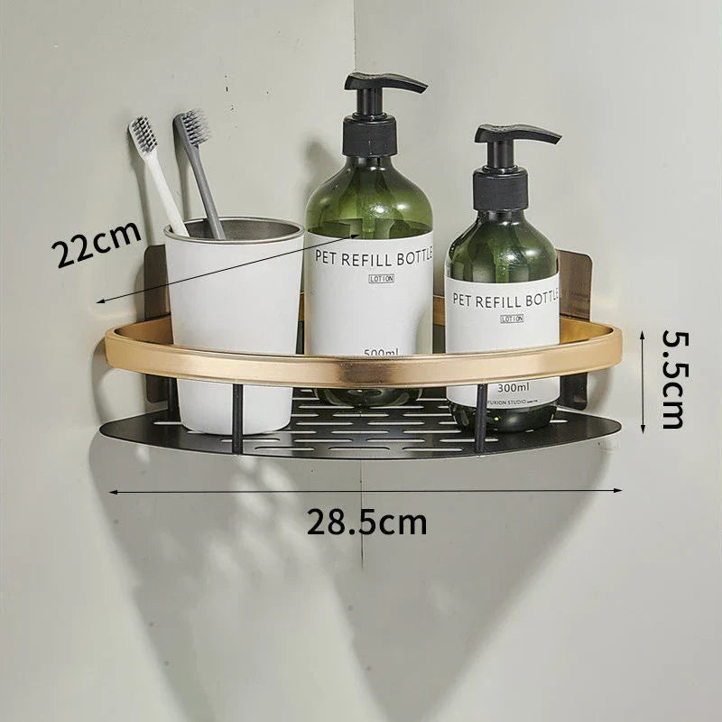 Punch-Free Bathroom & Kitchen Organizer