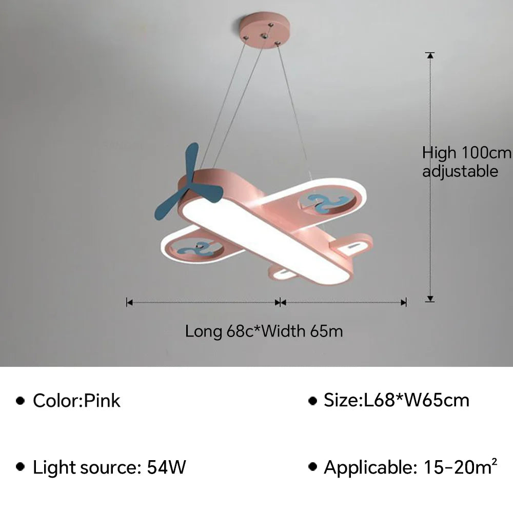 Candelabru LED cu avion