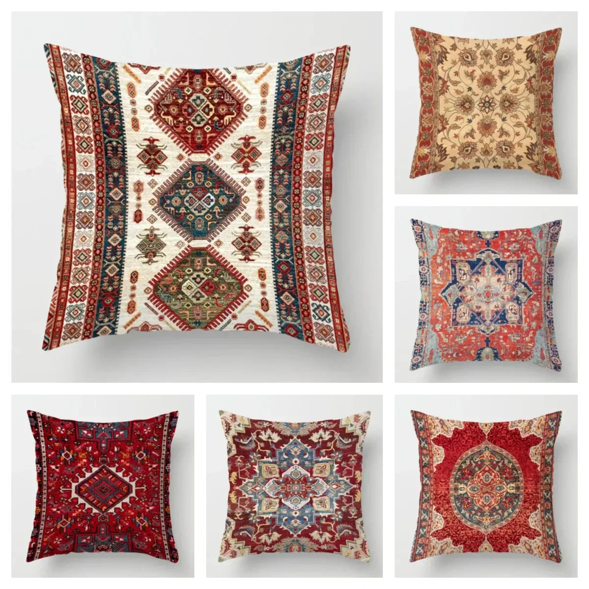 SaharaStyle - Moroccan Pattern Cushion Cover for Office and Living Room