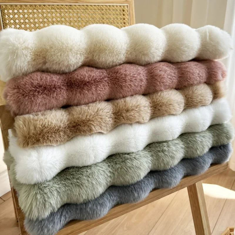 Sara Luxury Faux Fur Round Rug – Ultra Soft, Fluffy & Non-Slip