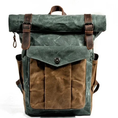 Moseles Vintage Roll-Top Rucksack