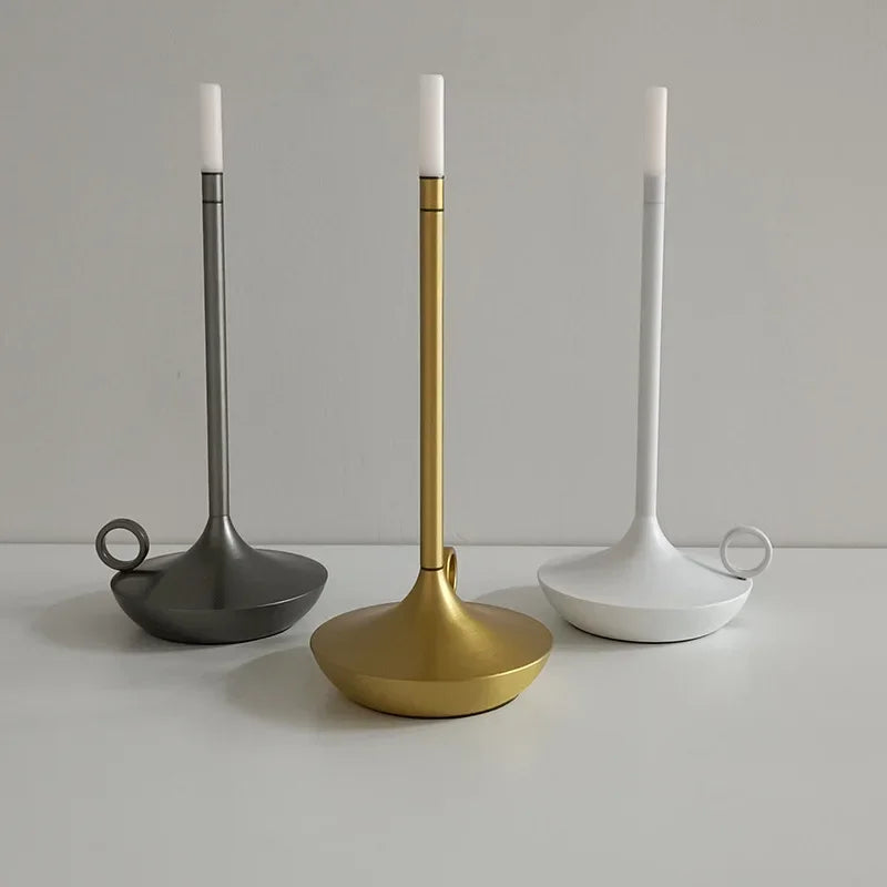 Lampe de table à bougie – Lumière d’ambiance, rechargeable