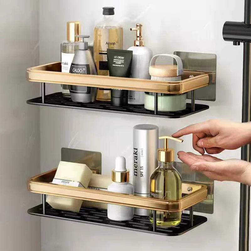 Punch-Free Bathroom & Kitchen Organizer