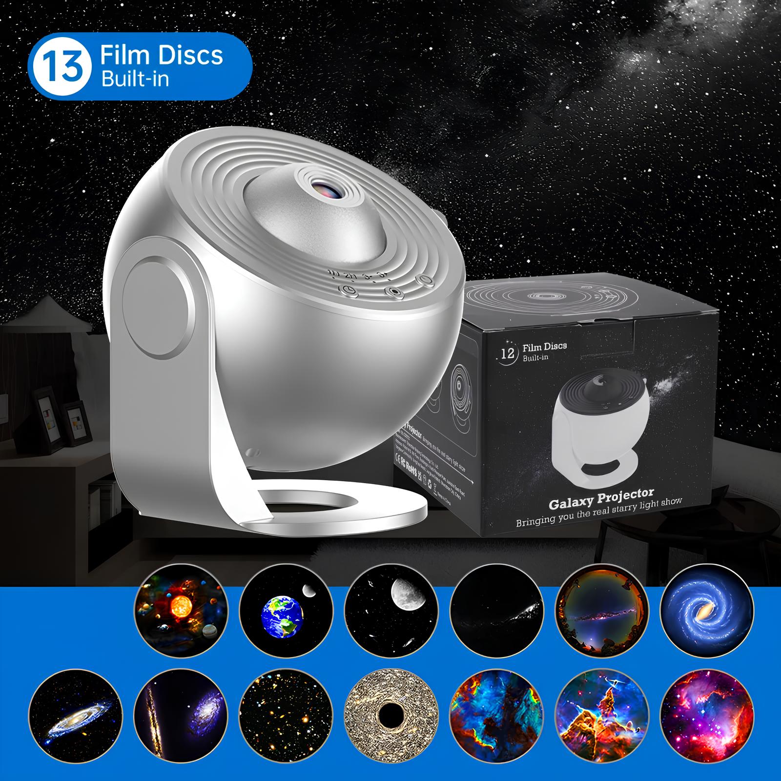 Night Light Galaxy Projector Starry Sky Projector 360° Rotate Planetarium Lamp Bedroom