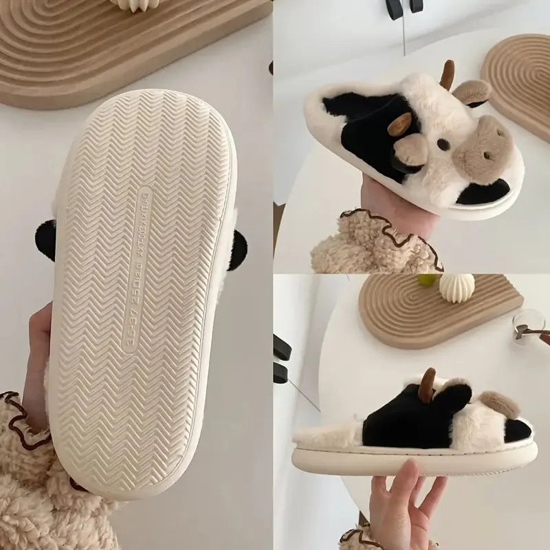 PlushCow - Leuke en comfortabele winterpantoffels