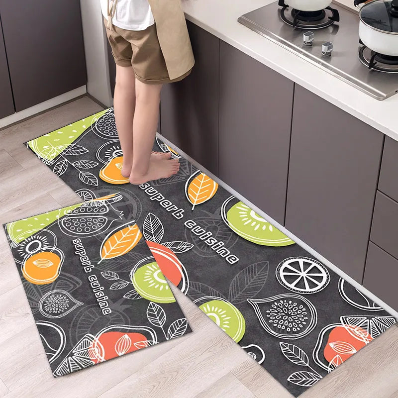 Nordic Home Sara Kitchen Mat – Modern Anti-Slip & Waterproof Rug