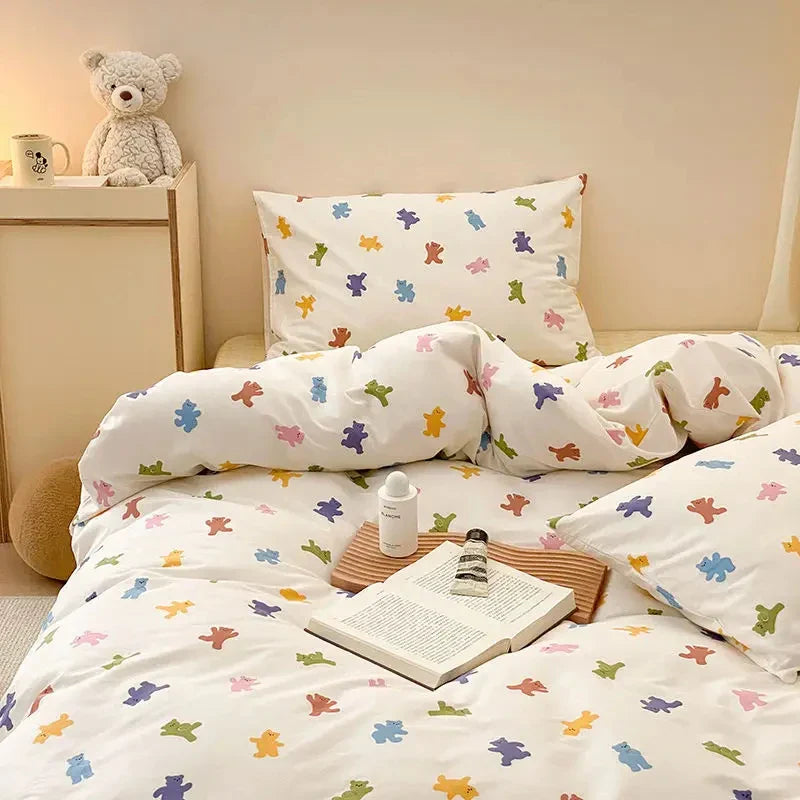 Set di biancheria da letto alla moda coreana