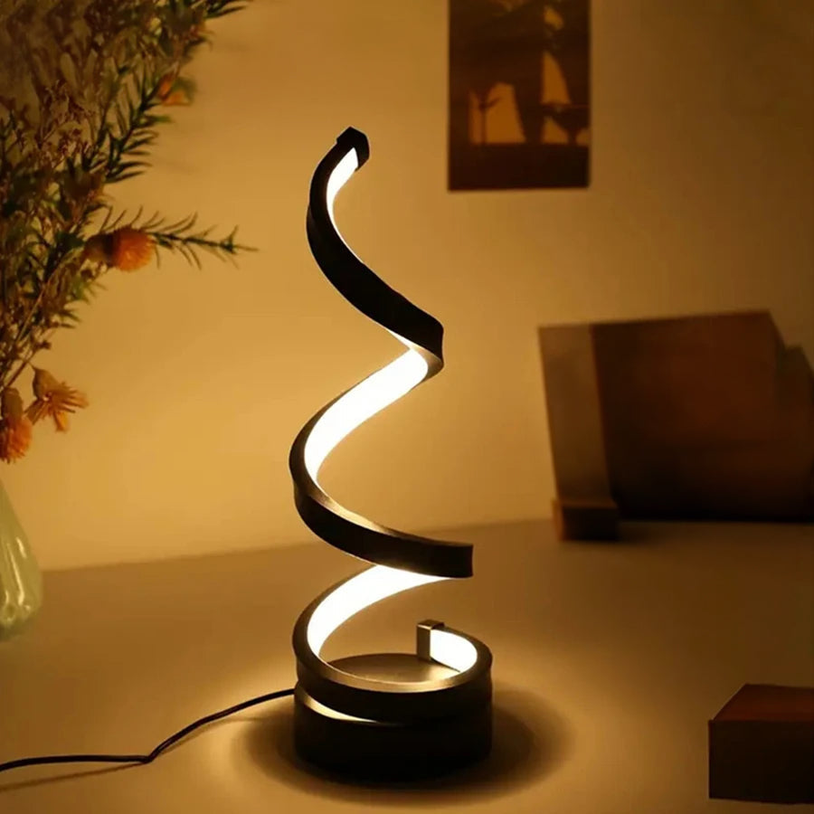 Spirale Modern | Dimmbare Schreibtischlampe