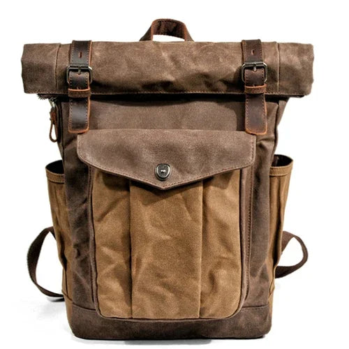 Moseles Vintage Roll-Top Rucksack