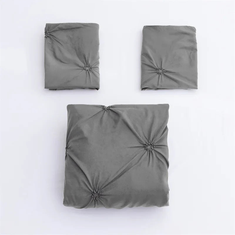 Diamond Pintuck Duvet Cover 3-delt Sengesett