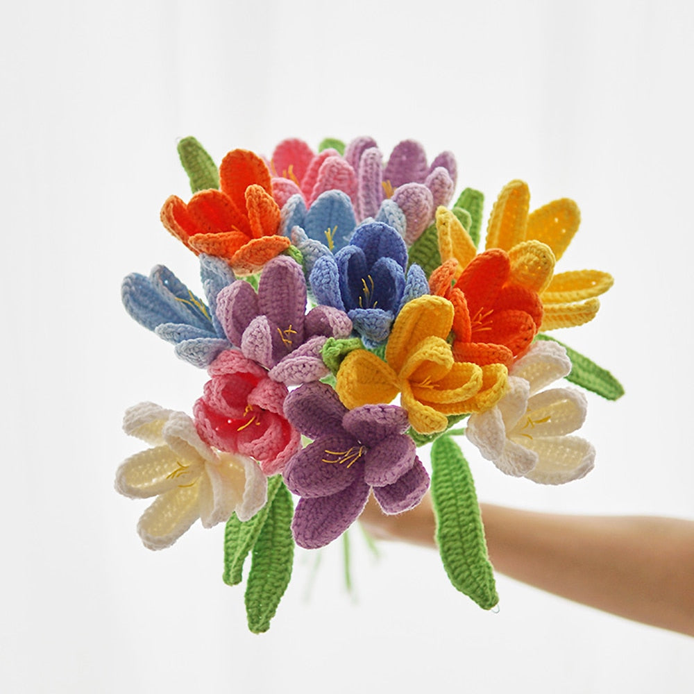 Tulip Crochet Bouquet -sisustus