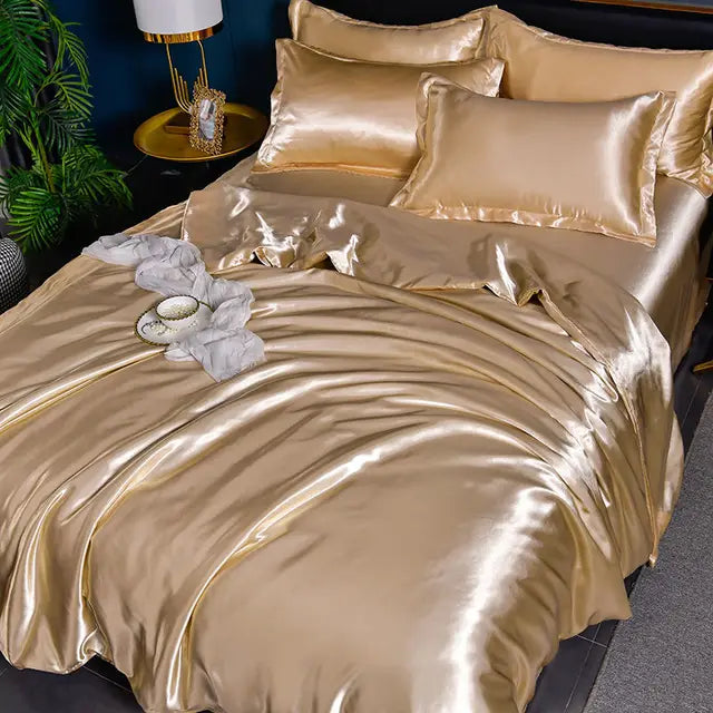 SatinLuxe - Elegant Satin Duvet Cover